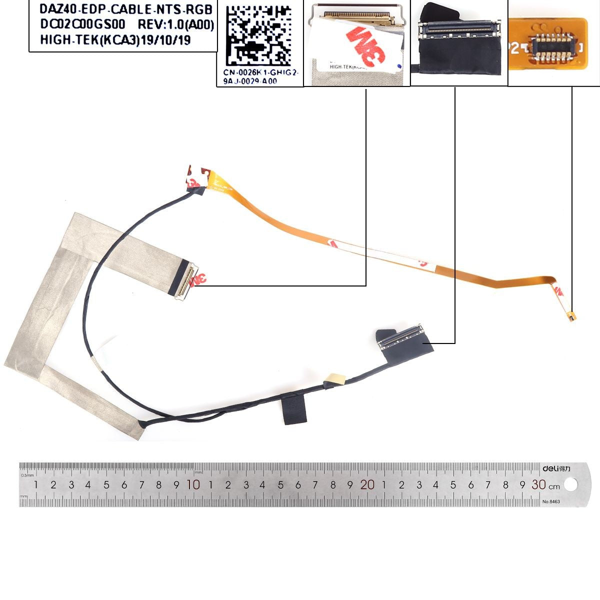 Cable Flex Para Portátil Dell Latitude E7490 7490 30 Pines