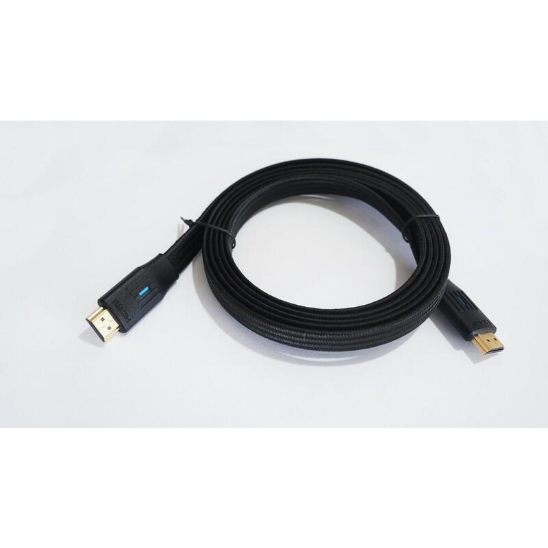 Cable Hdmi V 2.1 Plano 2m Negro