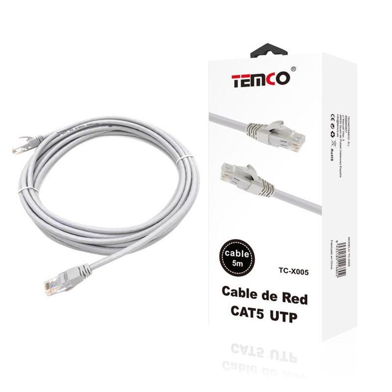 Cable Internet Cat5e Utp Rj 45 5 Metros