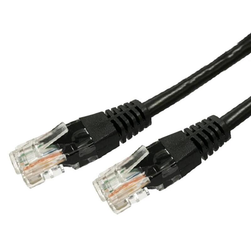 Cable Latiguillo De Cobre Kat. 5e Rj45 Utp 1,5m Negro