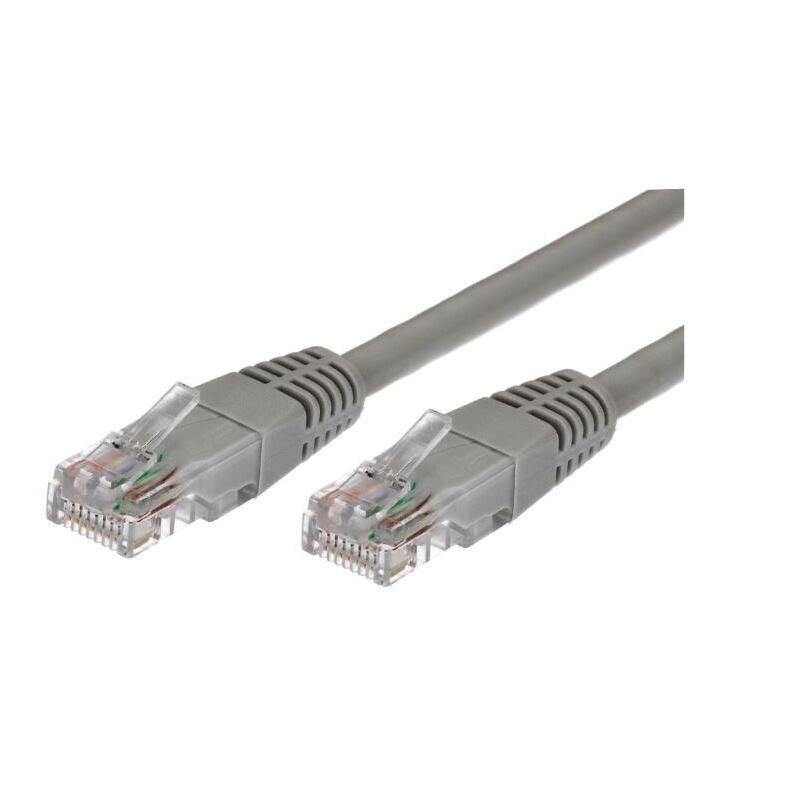 Cable Latiguillo De Cobre Kat.6a Rj45 Utp 1m. Gris