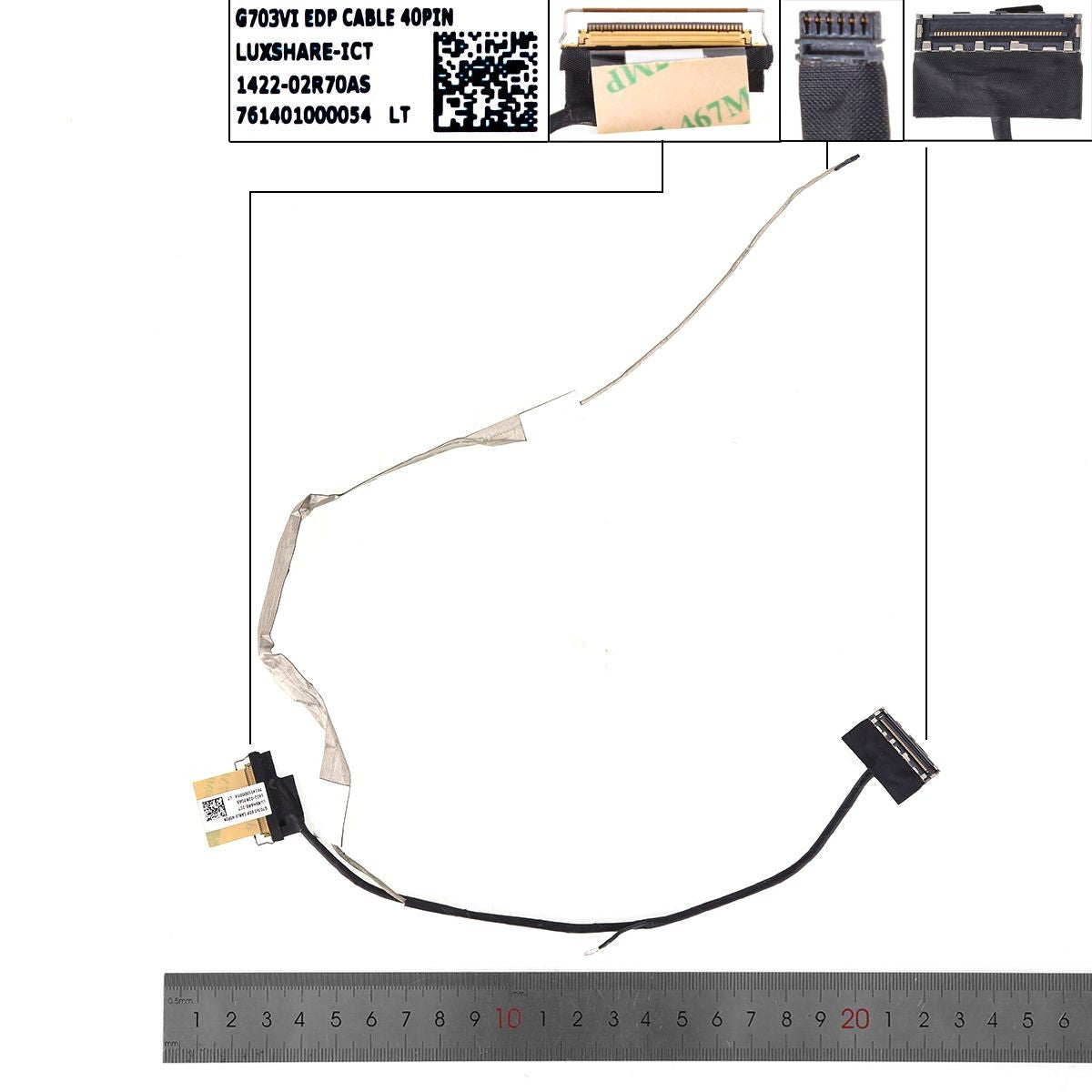 Cable Flex Para Portátil Asus G703Vi/Gi/V/G/Gx G703 1422-02R70As 40 Pines