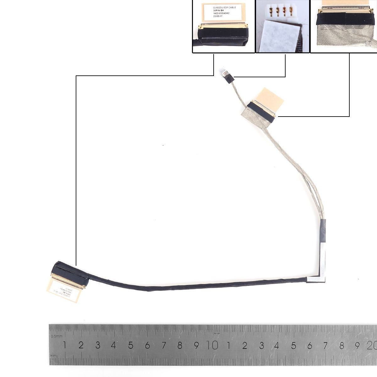Cable Flex Para Portátil Asus Gu502Du Gu502Lu Gu502Lw Gx502 Ga502 1422-03G40A2 30 Pines