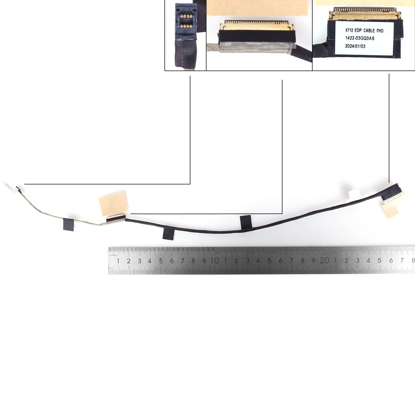 Cable Flex Para Portátil Asus X712Fa X712Fb W712 1422-03Gq0As 14005-02970800 Fhd 30 Pines