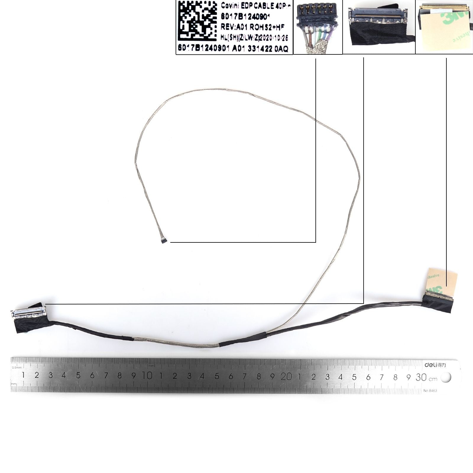 Cable Flex Para Portátil Acer Predator Helios 300 Ph315-52 6017B1241501 6017B1240901 6017B1315001 40Pin