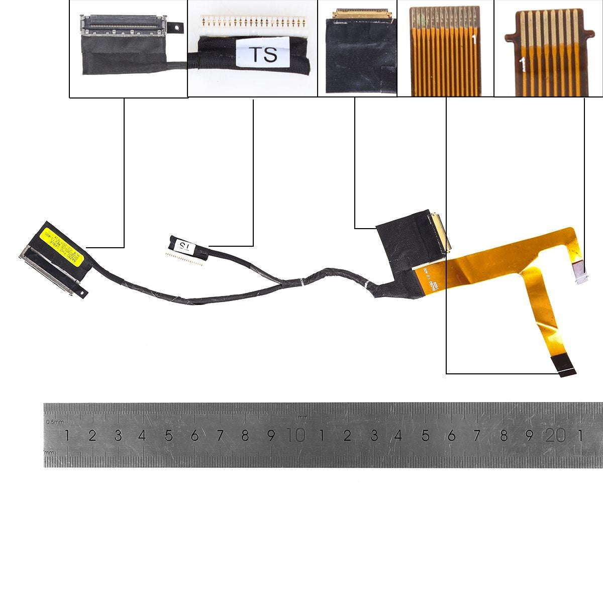 Cable Flex Para Portátil Dell 7568 Xps13 9365 P71G Dc02C00Dj00 0T825X 30 Pines