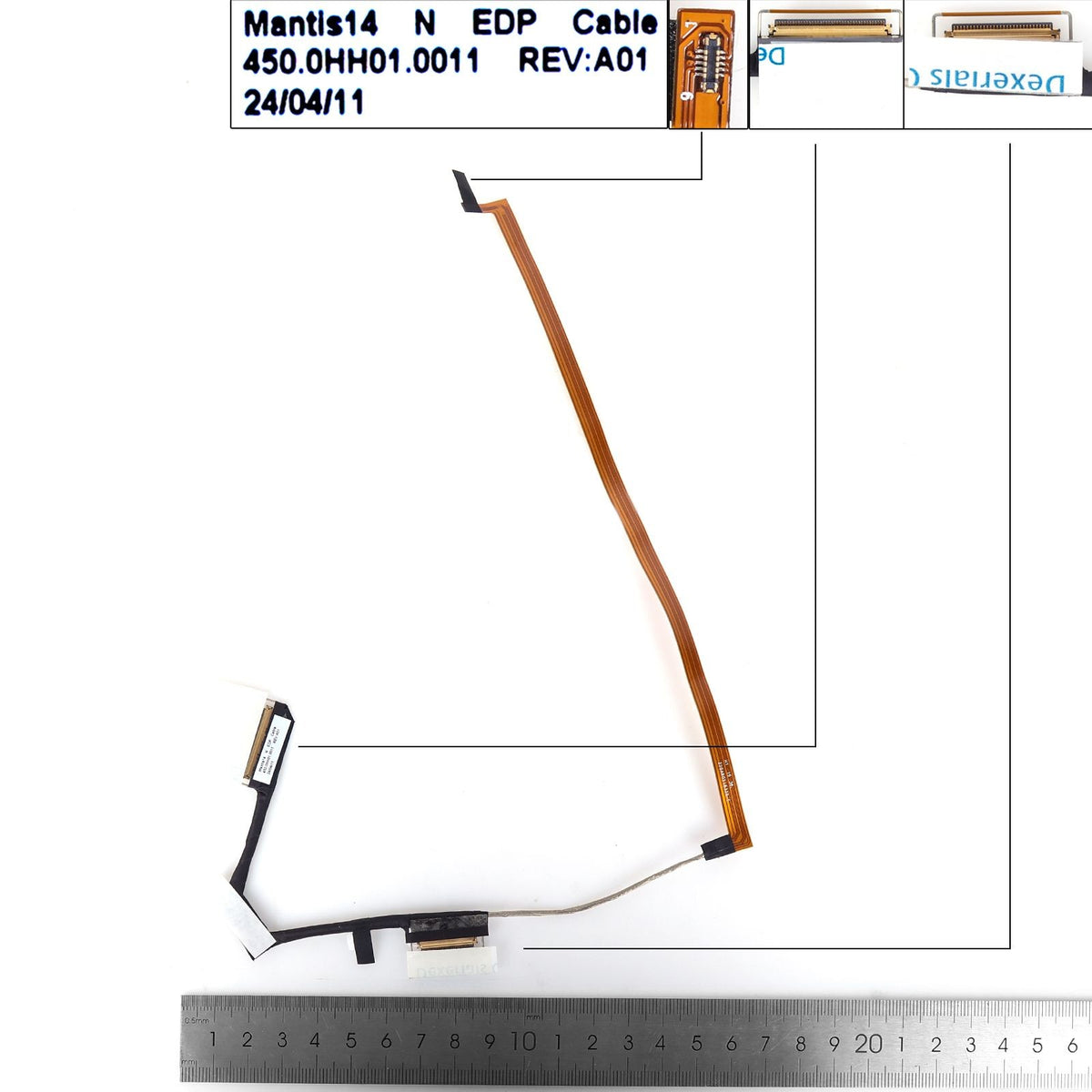 Cable Flex Para Portátil Dell Inspiron 5490 5498 0Crkvg 450.0Hh01.0011 30 Pines