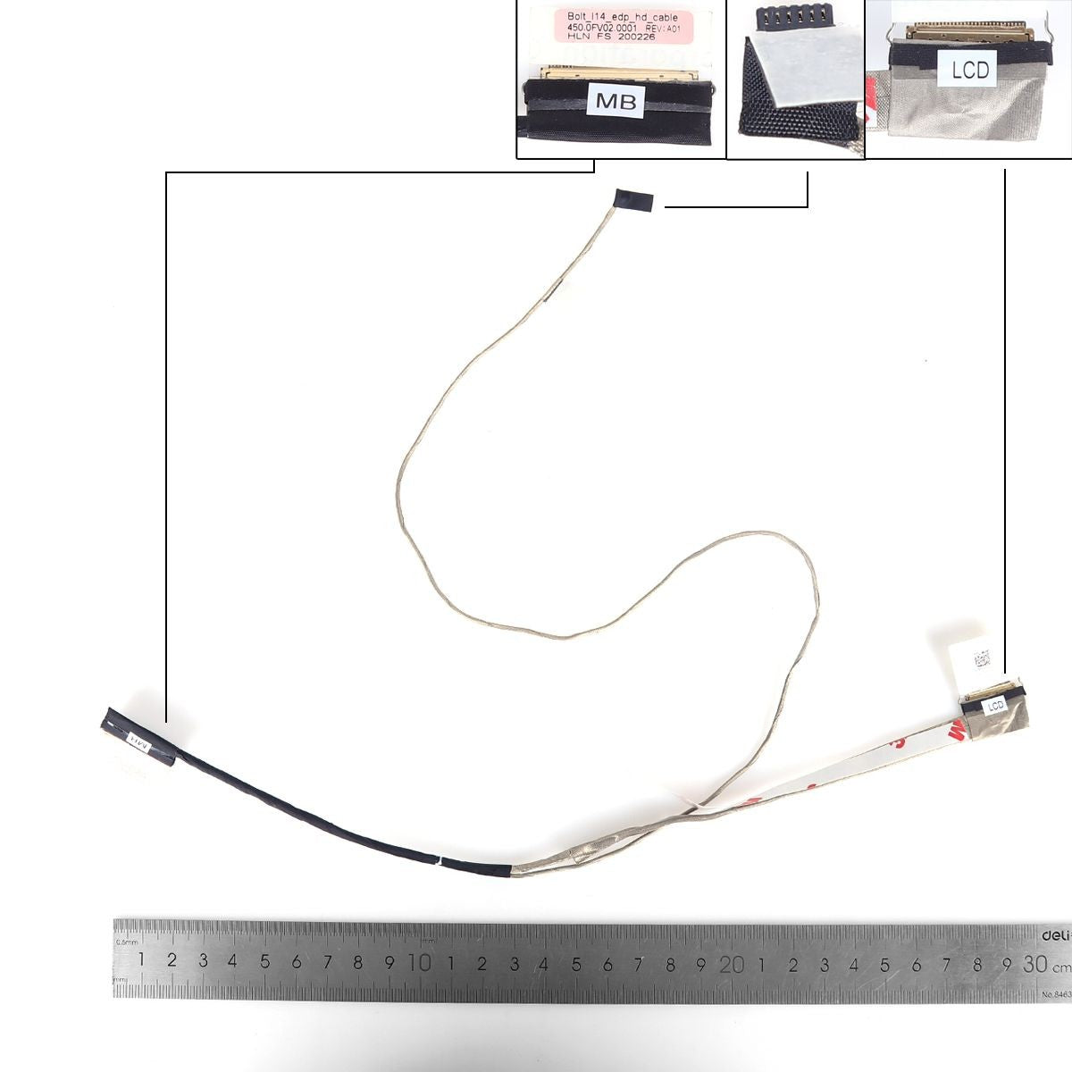 Cable Flex Para Portátil Dell Latitude 3400 E3400 0M8R8G 450.0Fv02.0011 30 Pines