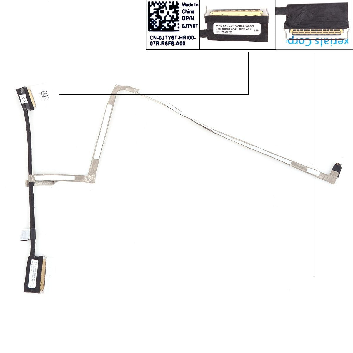 Cable Flex Para Portátil Dell Latitude 3510 E3510 0Jty6T 450.0Kd01.0041