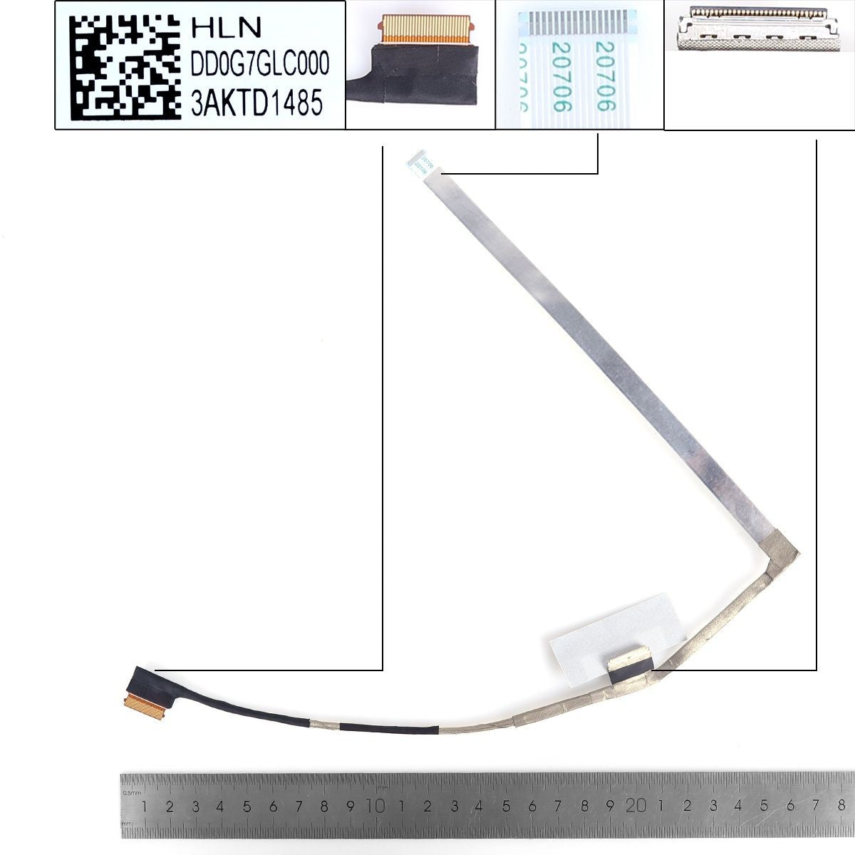 Cable Flex Para Portátil Hp 14-Dv Tpn-Q244 14-Ec Dd0G7Glc000 Dd0G7Glc010 30 Pines