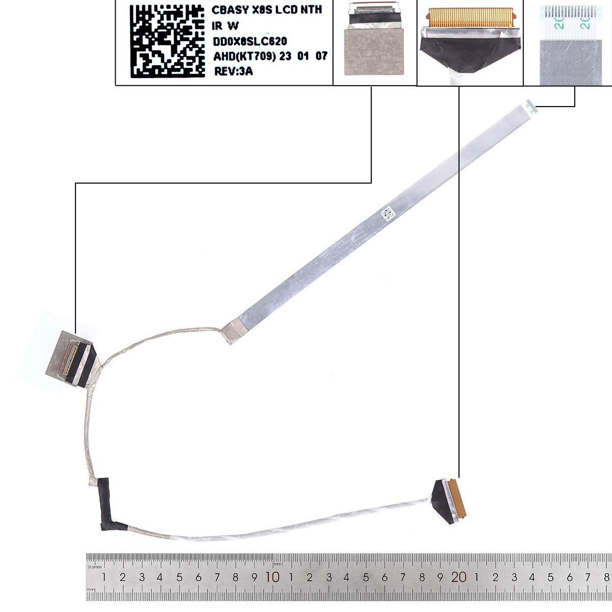 Cable Flex Para Portátil Hp 440 G9 445 G9 Nth Dd0X8Slc700 Dd0X8Slc620 Ir 30 Pines