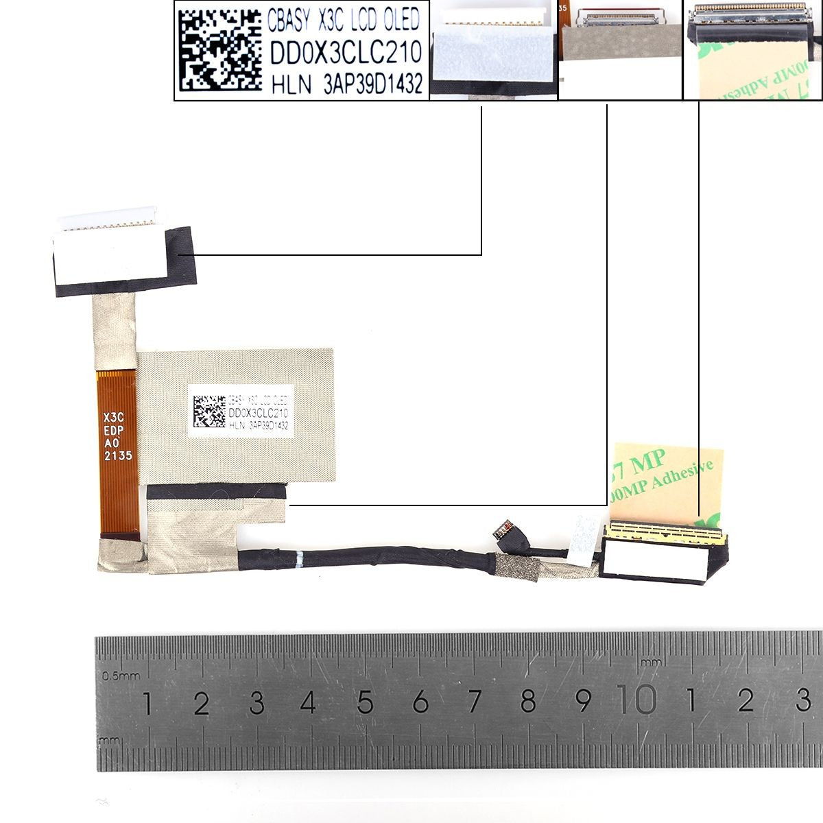 Cable Flex Para Portátil Hp Spectre X360 14-Ea Tpn-Q250 Dd0X3Clc210 40 Pines