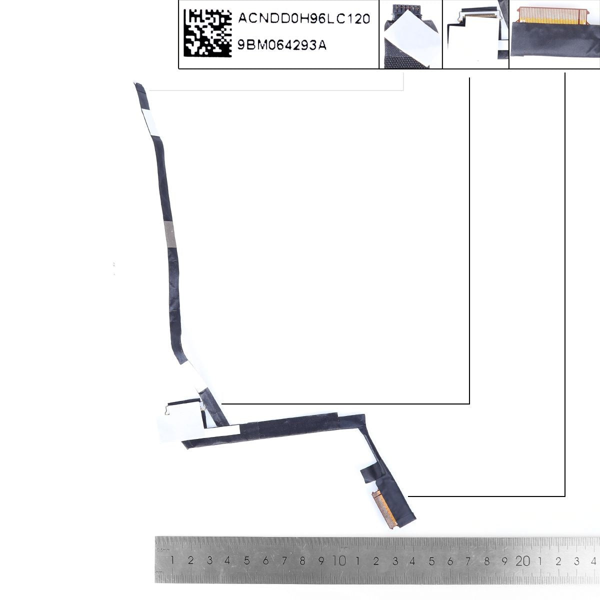 Cable Flex Para Portátil Huawei Matebook Vlr-W19 W09 Dd0H96Lc101 Dd0H96Lc120 30 Pines