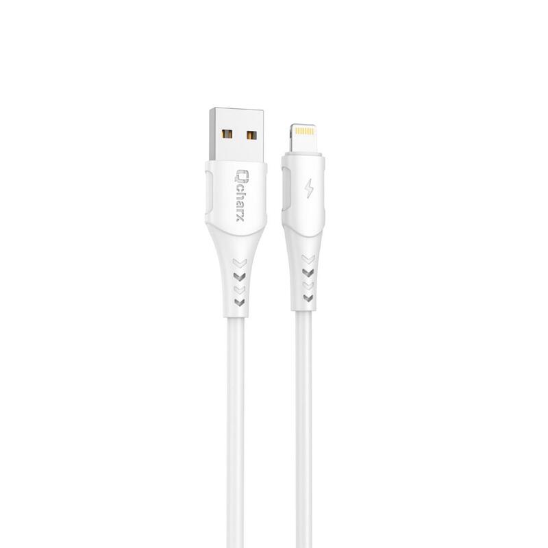 Cable Qcharx Lisbon Usb A Tipo C 3a 1 M Pvc Blanco