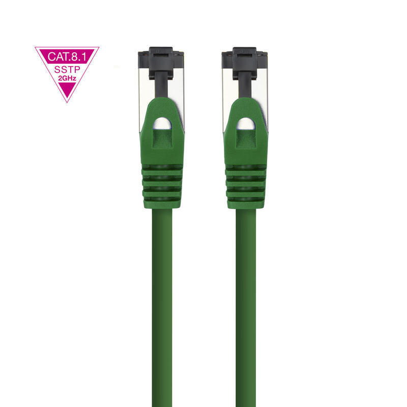 Cable Red Cat.8.1 2ghz Lszh Sstp Awg26 Verde 0.5 M