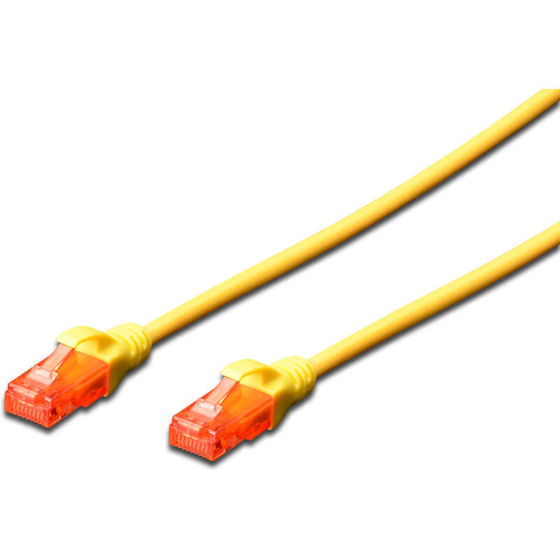 Cable Red Ewent Latiguillo Rj45 Utp Cat6 5m Amarillo
