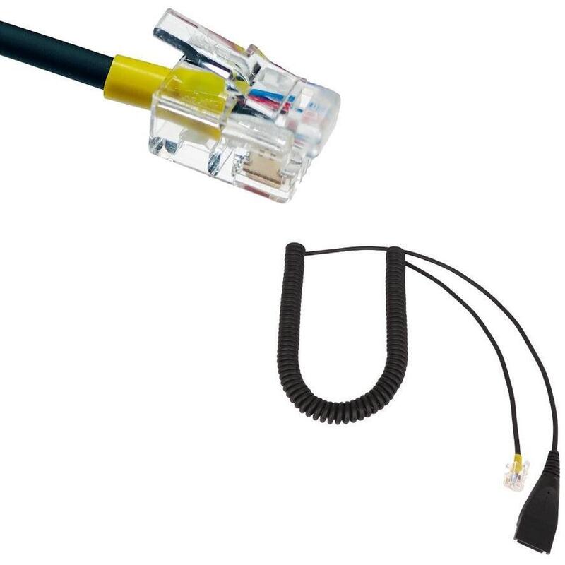 Cable Rj Gequdio Compatible. Con Mitel, Aastra, Fanvil, Poly, Gigset