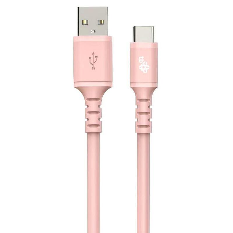 Cable Tb Usb - Usb C 1 M. Silicon Rosa