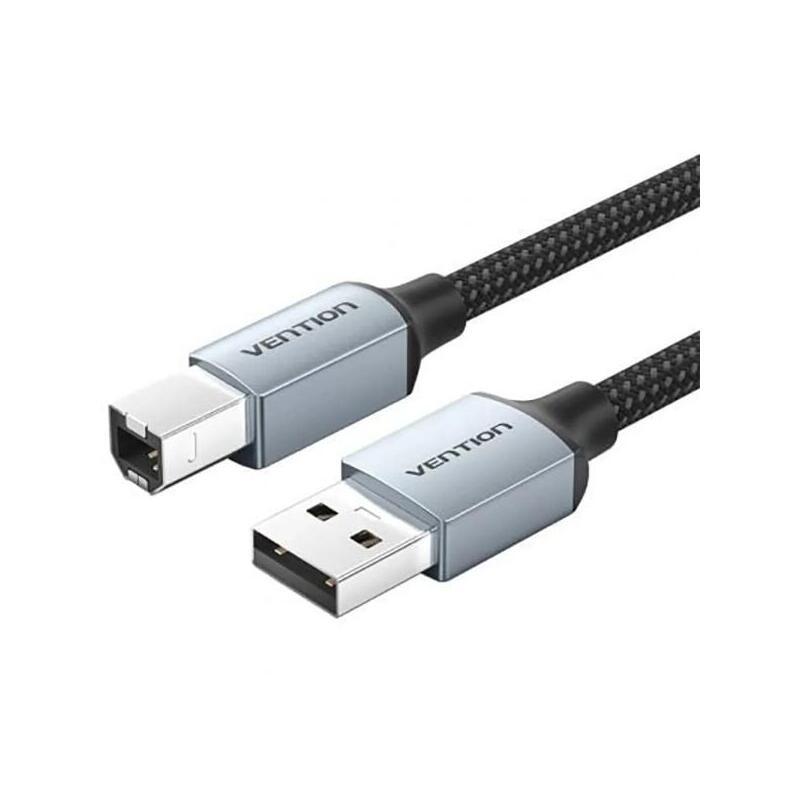 Cable Usb 2.0 Impresora Vention Ctthl Usb Tipo-B Macho Usb Macho 480mbps 10m Gris