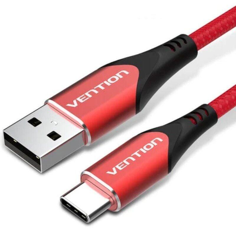 Cable Usb 2.0 Tipo-C Vention Codrh Usb Tipo-C Macho Usb Macho 480mbps 2m Rojo