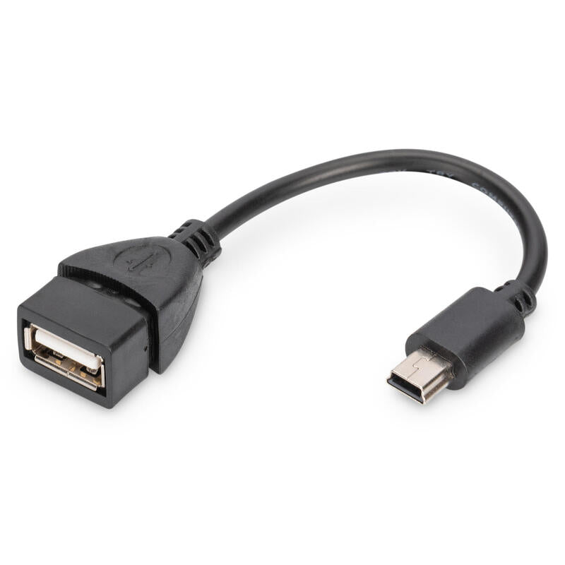 Cable Usb 2.0 Tipo Mini Usb A-H Otg 0.15m