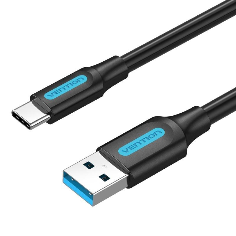 Cable Usb 3.0 Tipo-C Vention Cozbc Usb Macho Usb Tipo-C Macho 25cm Negro