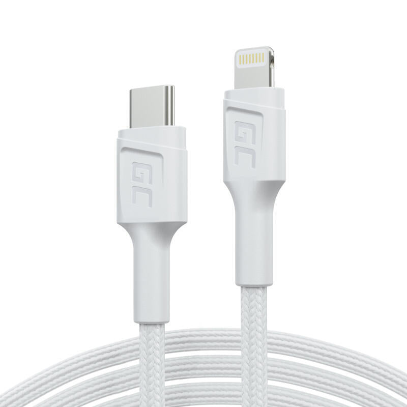 Cable Usb-C - Lightning Mfi 1m Para Apple Iphone Green Cell Powerstream