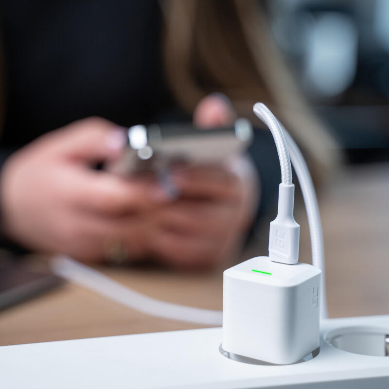 Cable Usb-C - Lightning Mfi 1m Para Apple Iphone Green Cell Powerstream