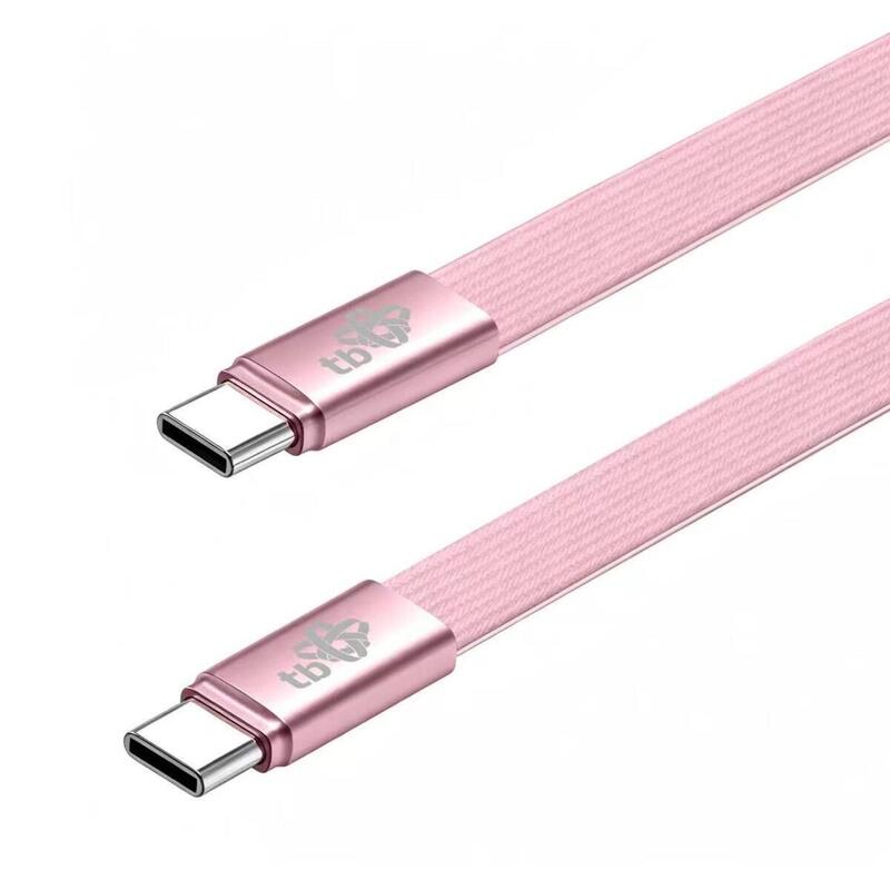 Cable Usb C - Usb C 1m Plano Pudrowy Rosa
