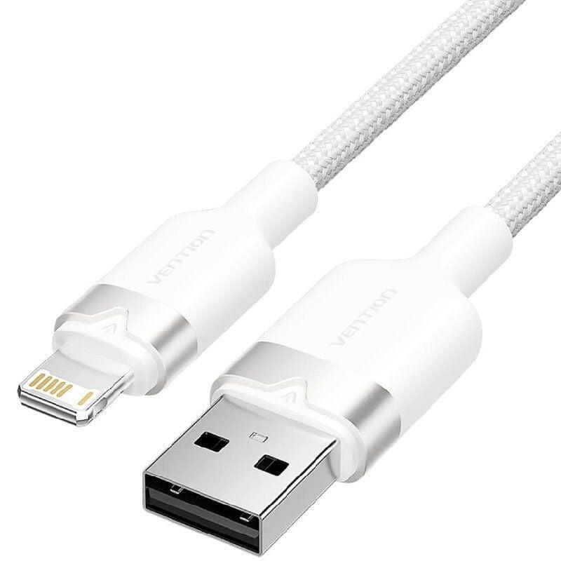 Cable Usb Lightning Vention Lanwf Usb Macho Lightning Macho 480mbps 1m Blanco