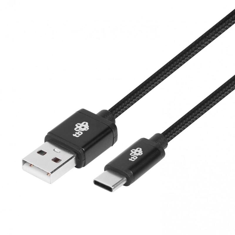 Cable Usb-Usb C 1.5m Negro Sznurek