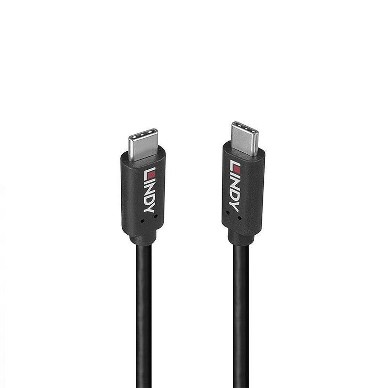 Lindy 36976 Cable Usb Usb 3.2 Gen 2x2 1 M Usb C Negro