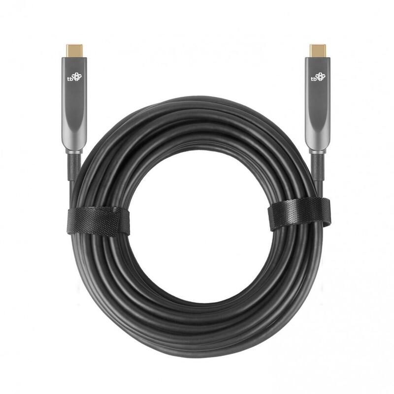 Cable Video Usb C-C Óptico 4k Hybryda 5m