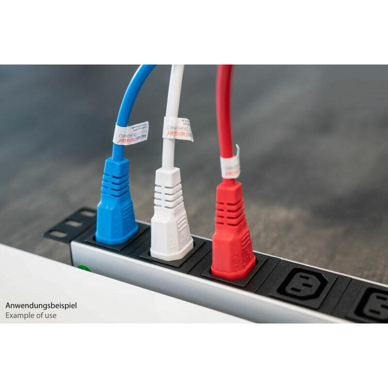 Cablemeimer Kaltgeräteverlängerung C14 An C14 Rojo2m