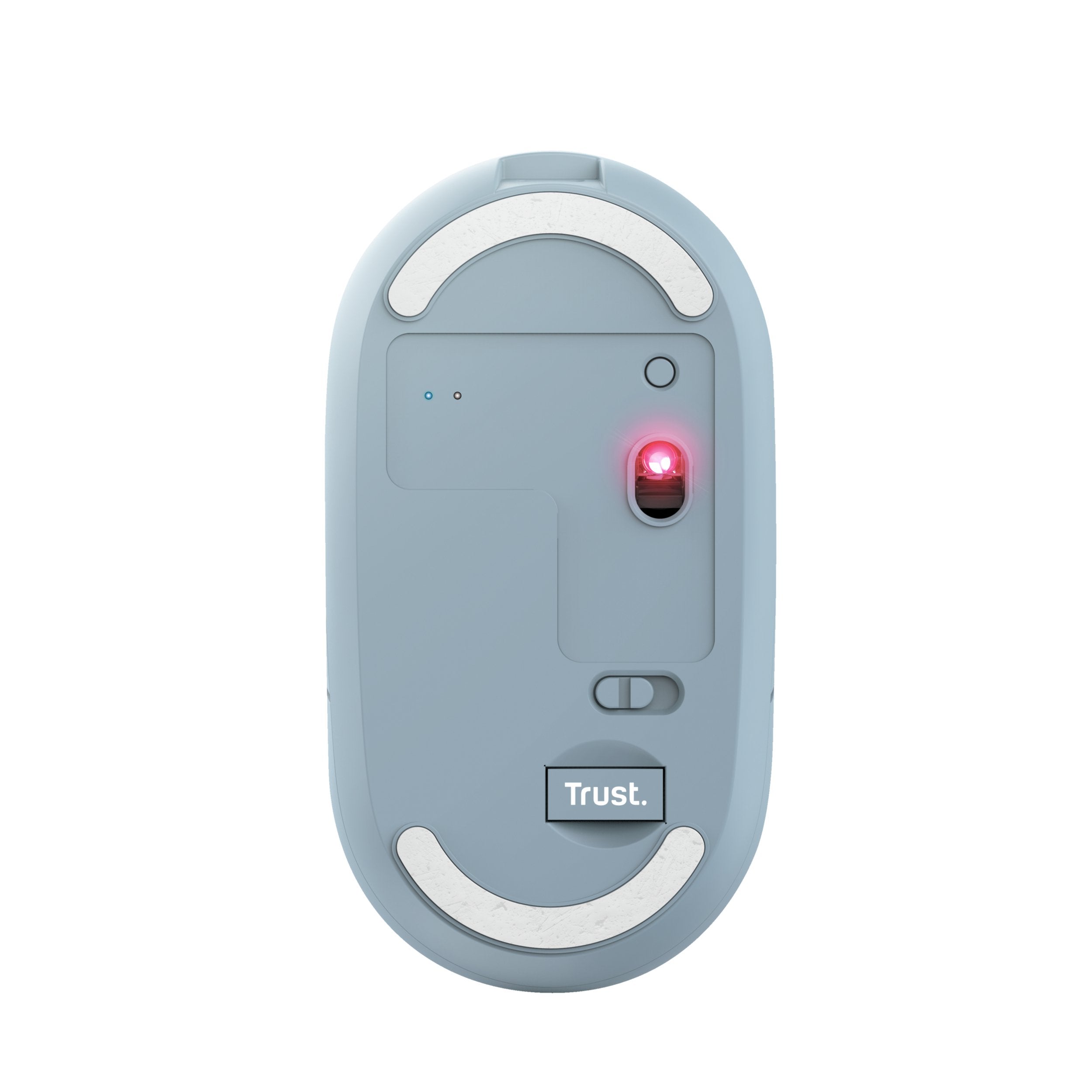 Ratón Inalámbrico Por Bluetooth Trust Puck Batería Recargable Hasta 1600 Dpi Azul