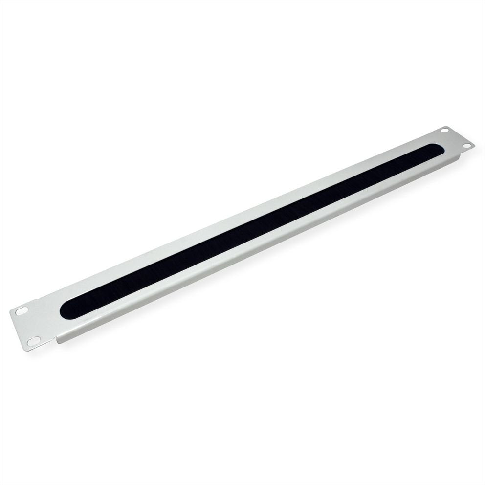 Value 19-Zoll-Cabledurchfhrung 1 He Mit Brstendichtung, Grau