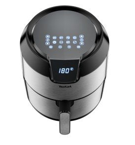 EAN 3045380014589 - Tefal Easy Fry EY401D Sencillo 4,2 L Independiente 1500 W Freidora de aire caliente Negro, Acero inoxidab imagen 6