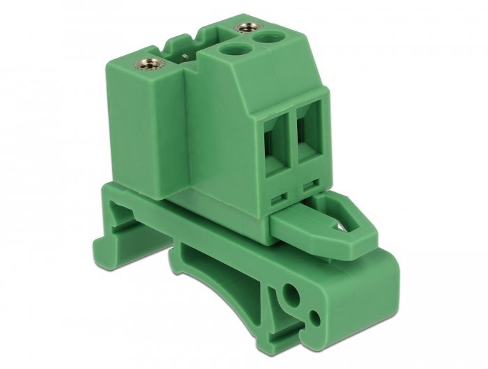 Terminalblock Set Für Hutschienen 2 Pin Mit Schraubverriegelung