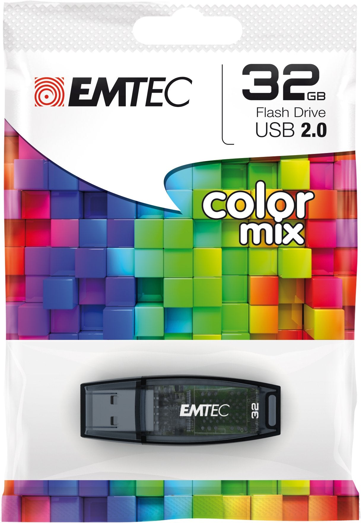 Pendrive Emtec Pendrive 32 Gb C410  Usb 2.0 Color Mix Blau