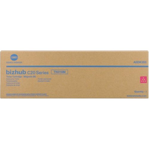 Toner Original Konica Tn-318 Magenta - A0dk353 Pag-80000