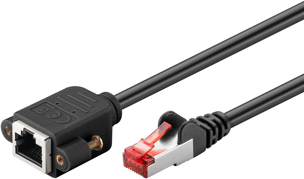 EAN 4040849656378 - Goobay 65637 cable de red Negro 1 m Cat6 S/FTP (S-STP) imagen 2