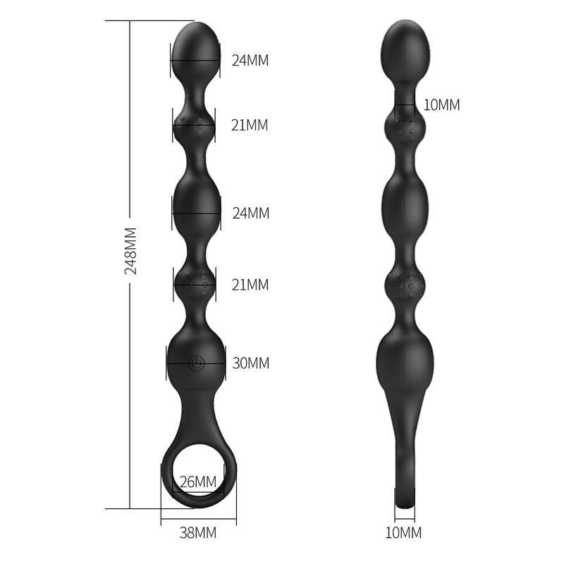 Pretty Love - Van Bolas Anales 10 Vibraciones Recargable Silicona