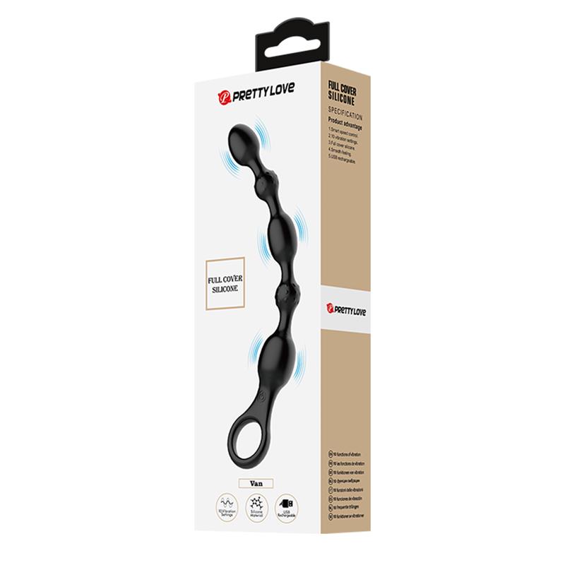 Pretty Love - Van Bolas Anales 10 Vibraciones Recargable Silicona