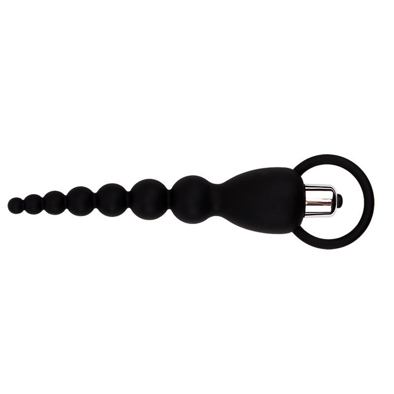 Cadena Anal Elite Power 19.5 Cm Silicona Negro