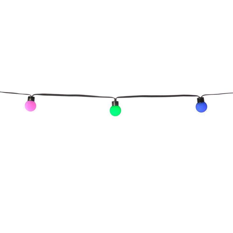 Cadena De Luces Exteriores Inteligentes Lbm 10m - 50 X Globo 3cm