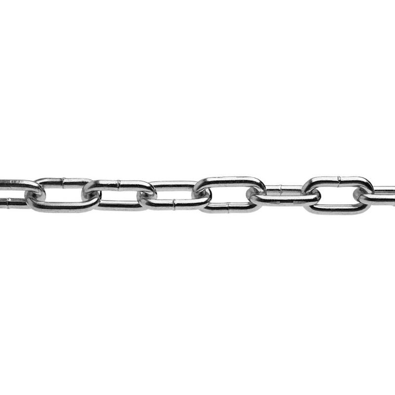 Cadena Eslabones Zincada Ø 8 Mm Din 5685 Bobina De 20 M