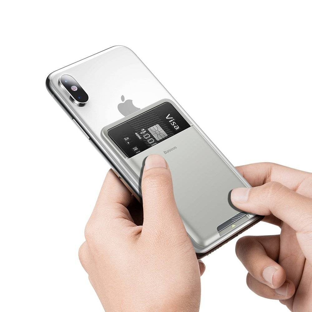 EAN 6953156296282 - Baseus ACKD-B0G tarjeta de bolsillo Gris imagen 4