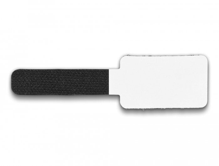 Delock Mini Klett-Cablehalter L 90 Mm X B 24 Mm Selbstklebend 10 Stück Schwarz