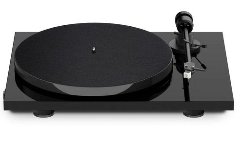 Pro-Ject E1, Plug & Play Einsteiger Plattenspieler , Negro