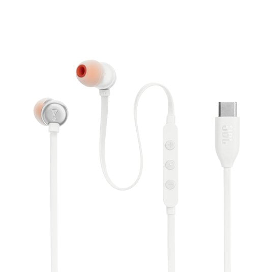 Jbl Tune 310c White Auriculares Inear Con Cable